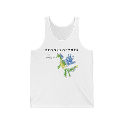 BrooksOfYork And Then He Breathes Fire Unisex Jersey Tank