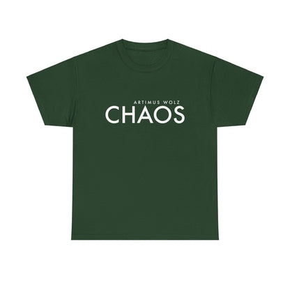 Chaos White Logo Crew Neck T-Shirt