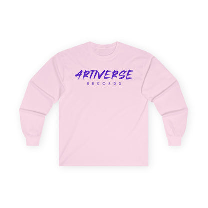 Artiverse Records Unisex Long Sleeve T-Shirt (Purple Logo)