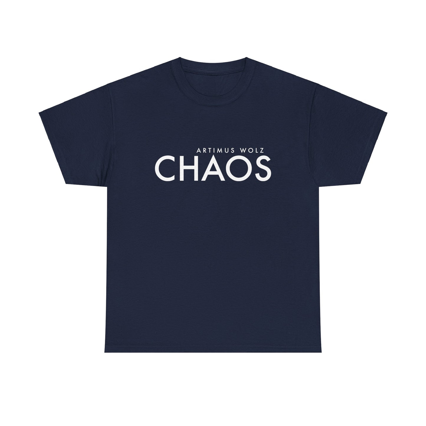Chaos White Logo Crew Neck T-Shirt