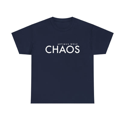 Chaos White Logo Crew Neck T-Shirt