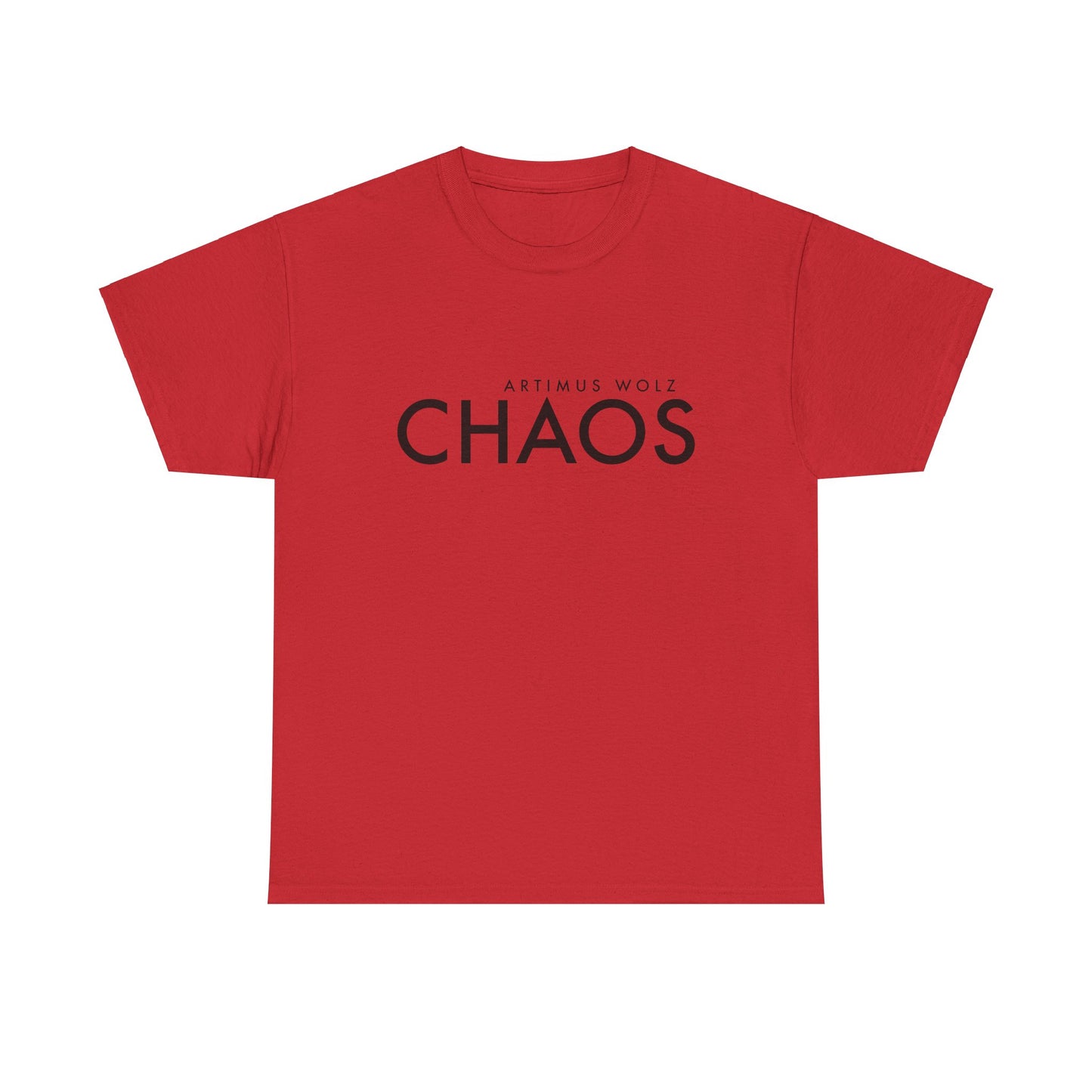 Chaos Black Logo Crew Neck T-Shirt