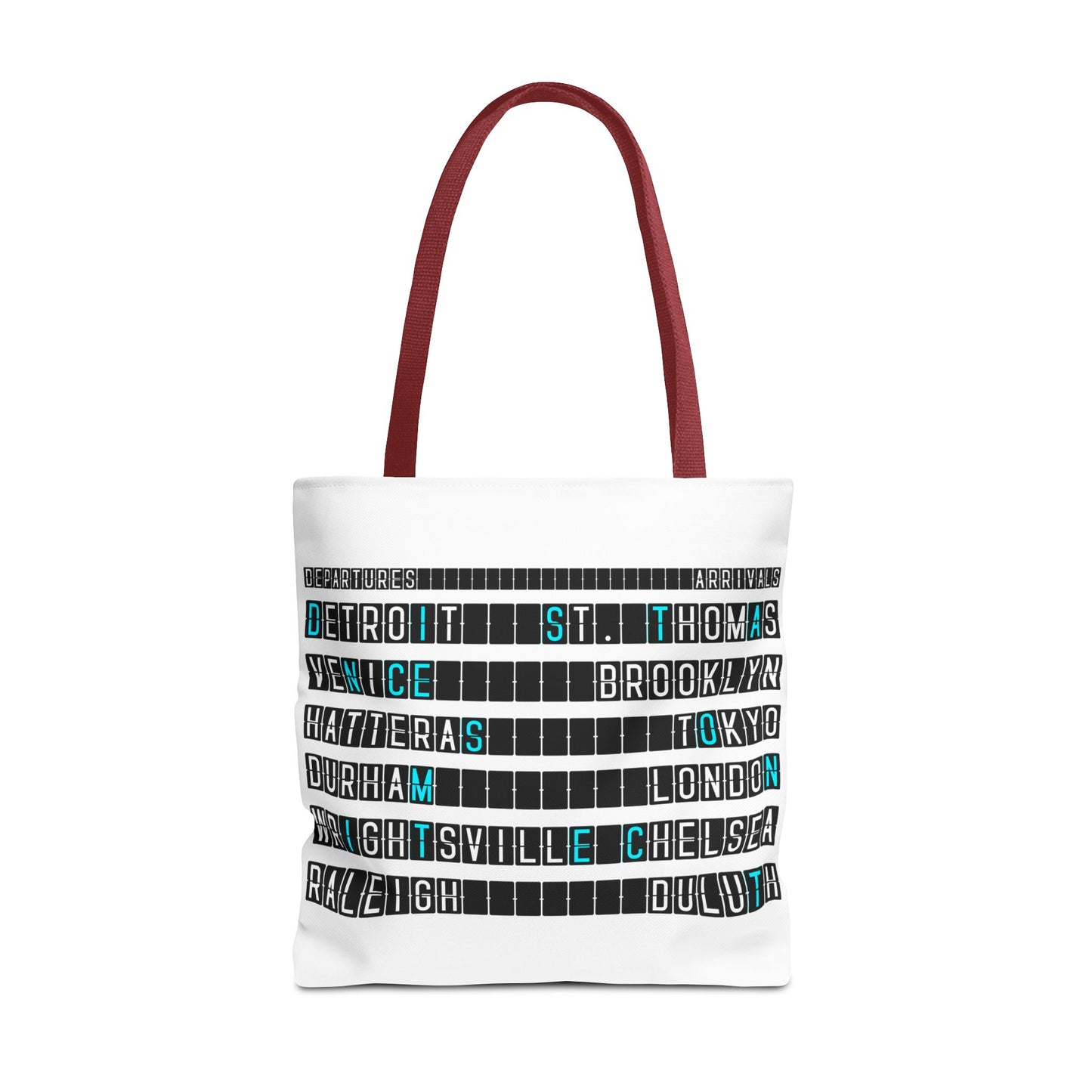 SOMNITECT Distance - Departures and Arrivals Tote Bag