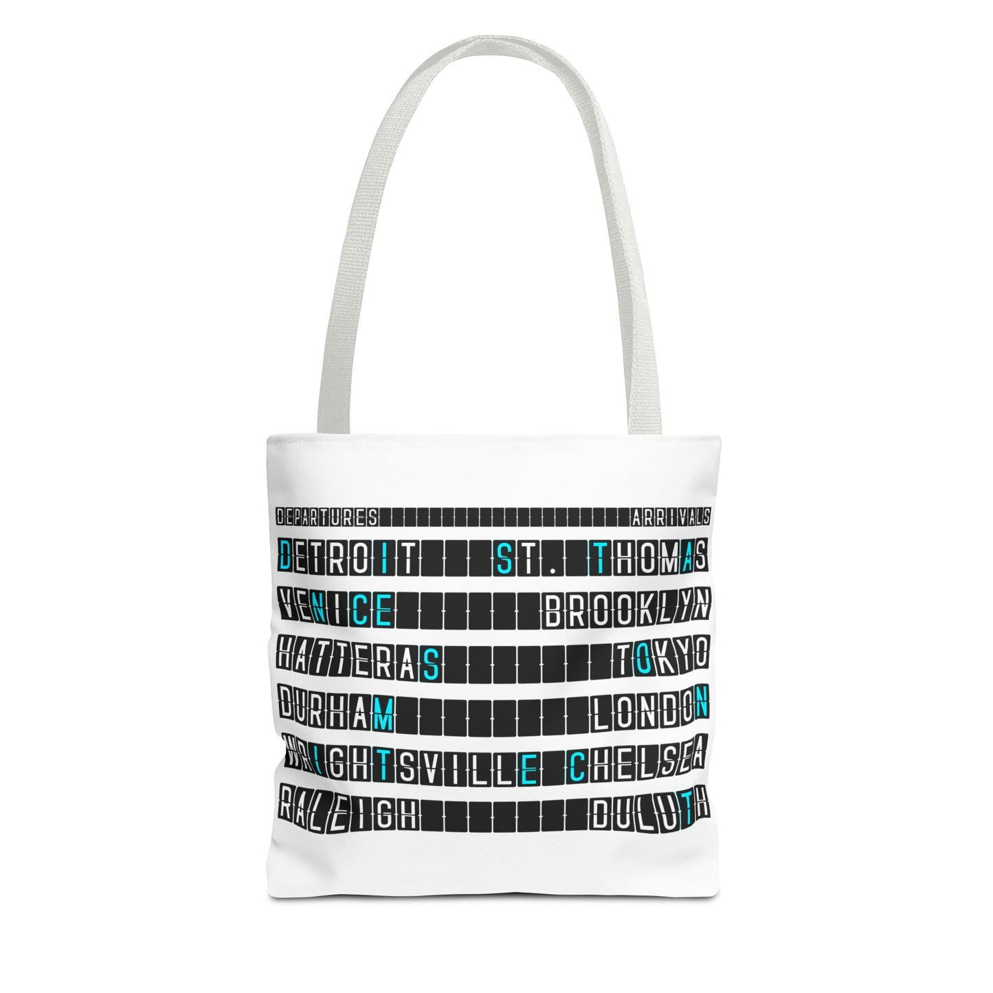 SOMNITECT Distance - Departures and Arrivals Tote Bag