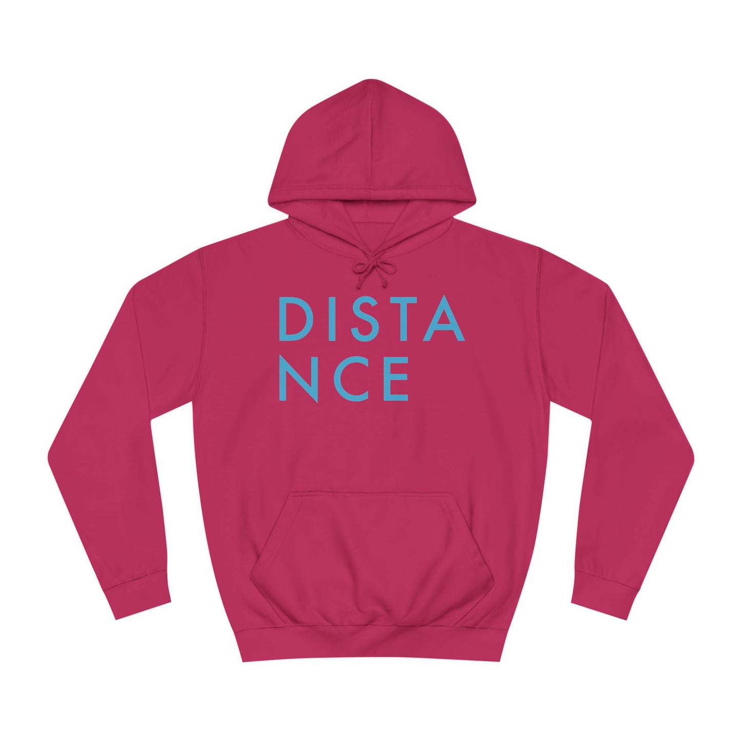 SOMNITECT Distance - Blue Logo Unisex College Hoodie