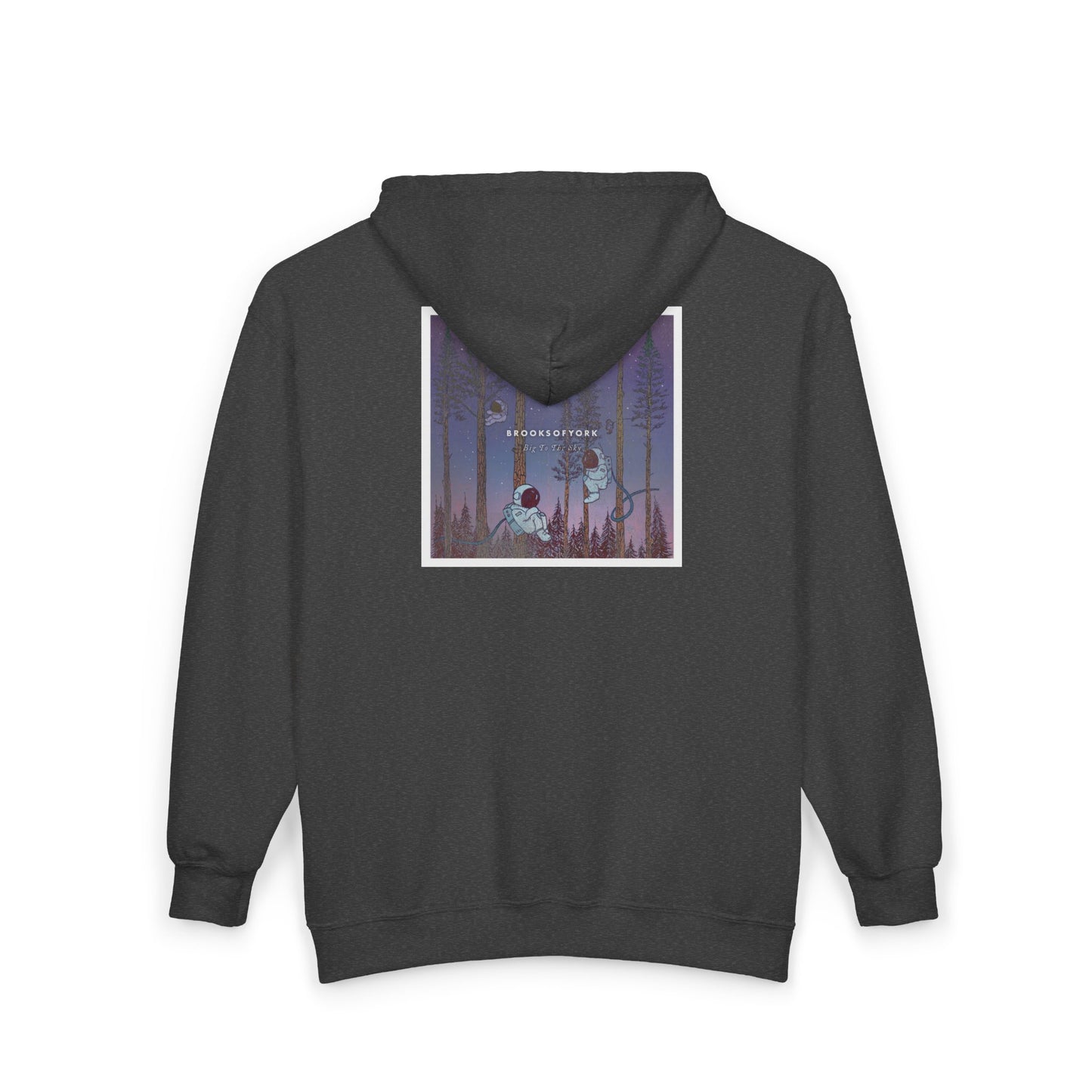 BrooksOfYork Zip Up Big to the Sky Double-Sided Hoodie