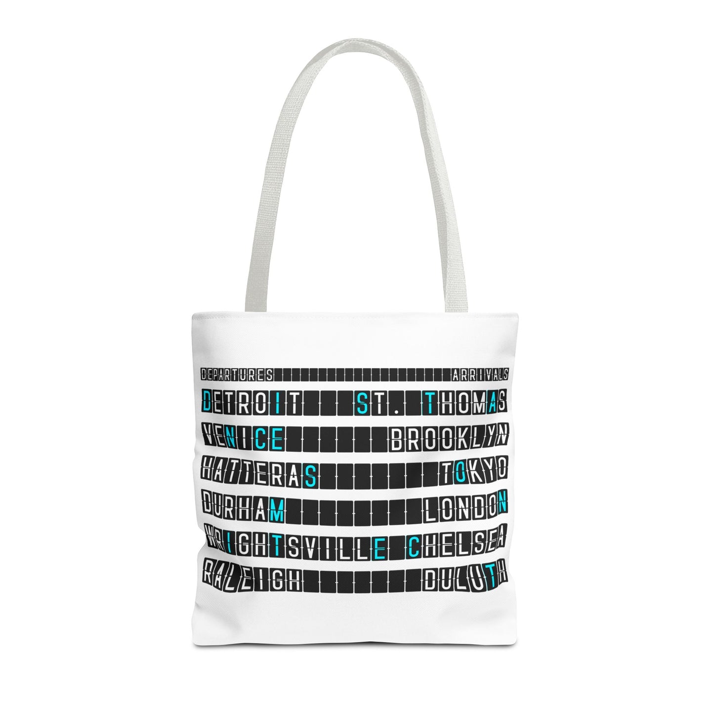 SOMNITECT Distance - Departures and Arrivals Tote Bag