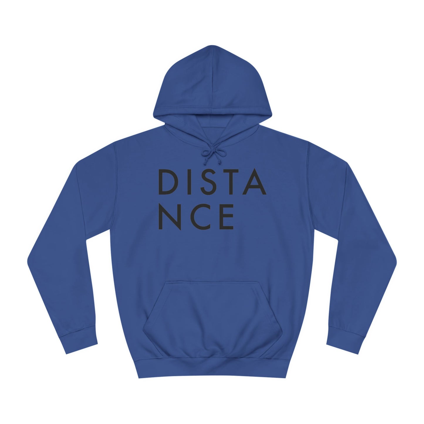 SOMNITECT Distance - Black Logo Unisex College Hoodie