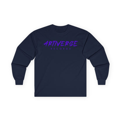 Artiverse Records Unisex Long Sleeve T-Shirt (Purple Logo)