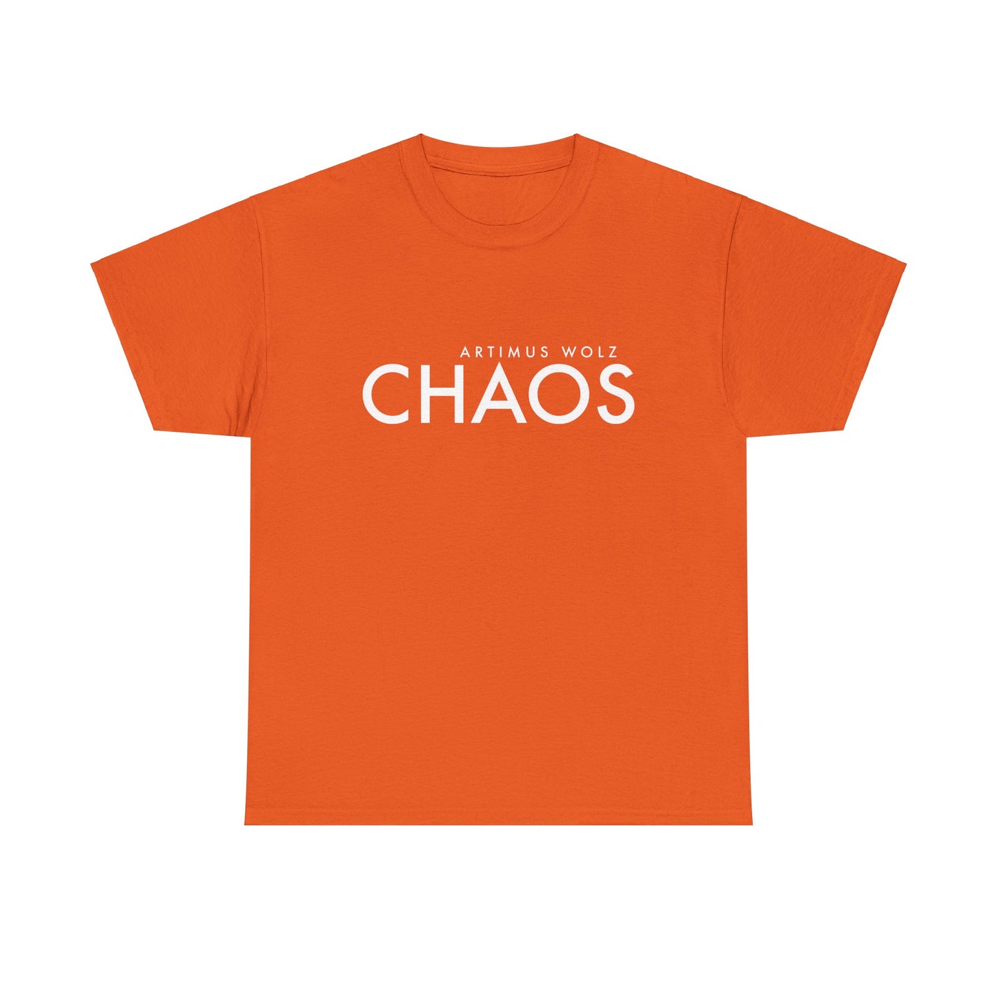 Chaos White Logo Crew Neck T-Shirt