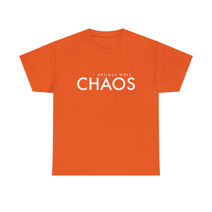 Chaos White Logo Crew Neck T-Shirt