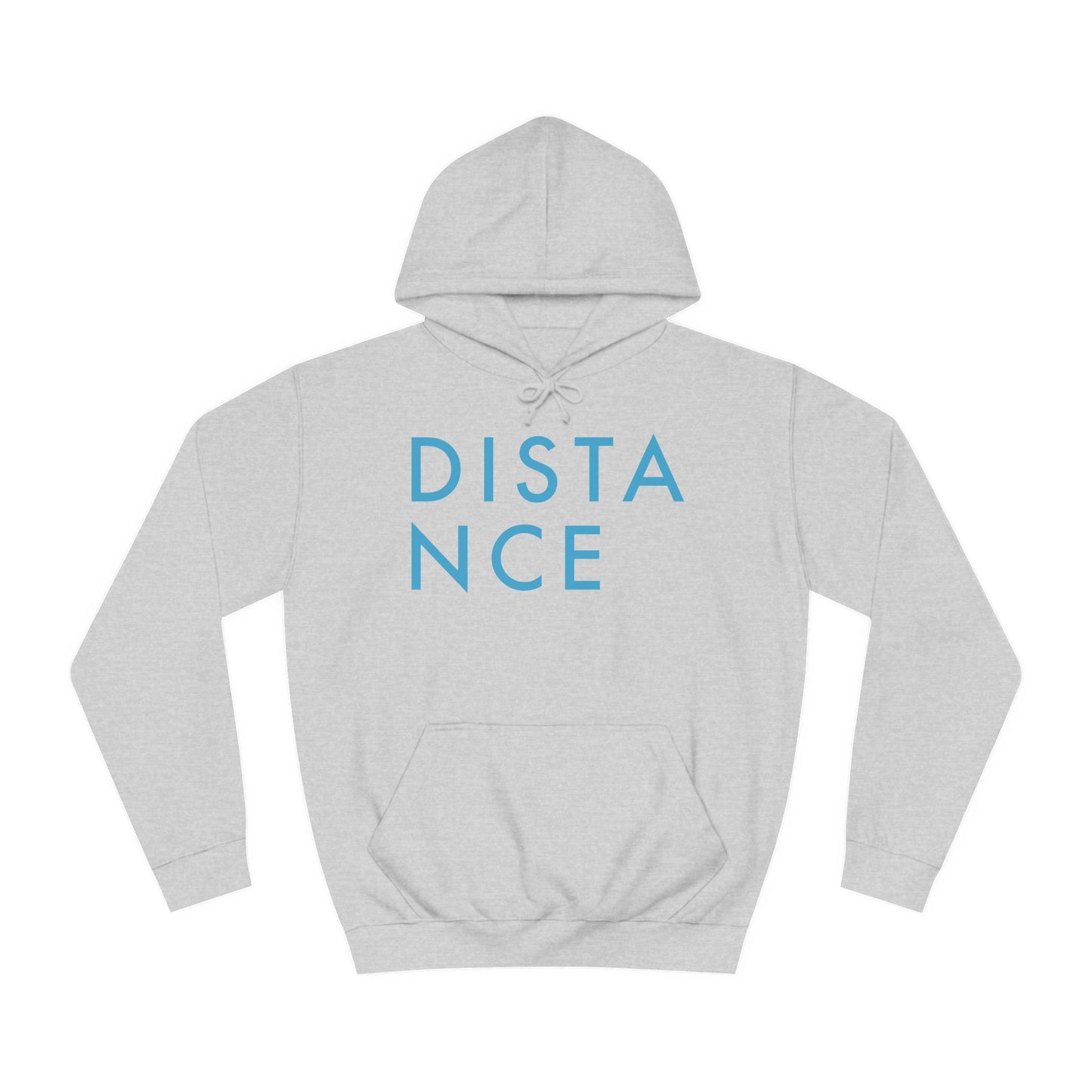 SOMNITECT Distance - Blue Logo Unisex College Hoodie