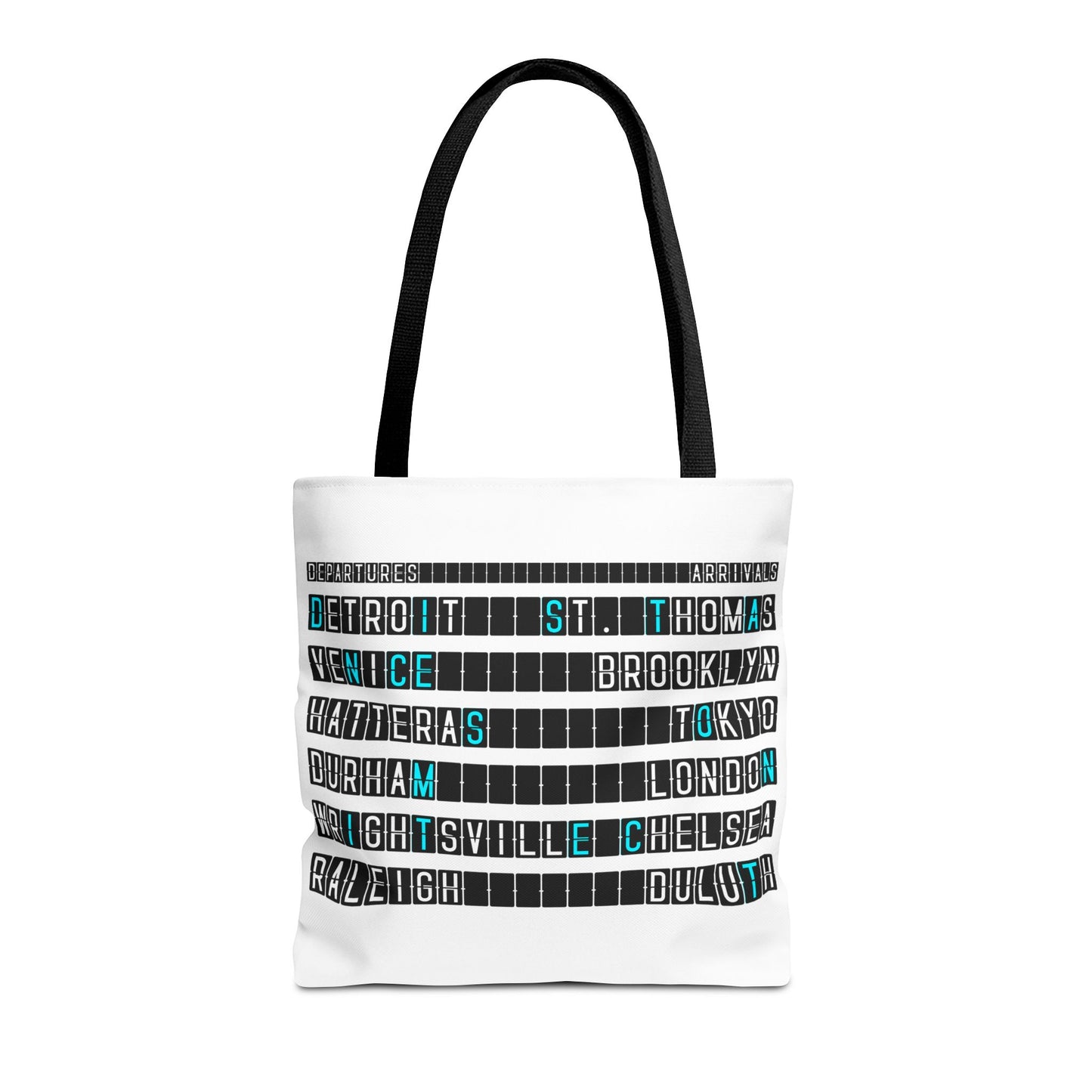 SOMNITECT Distance - Departures and Arrivals Tote Bag
