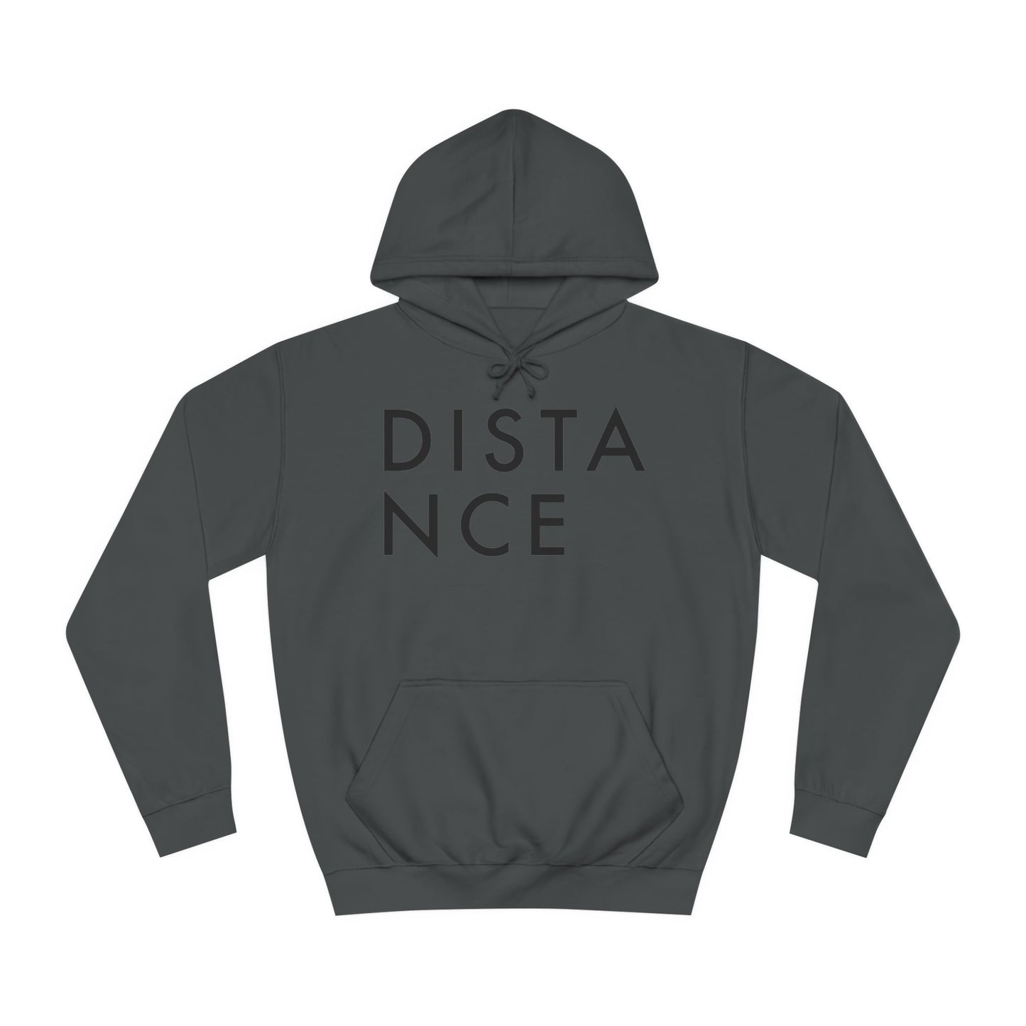 SOMNITECT Distance - Black Logo Unisex College Hoodie