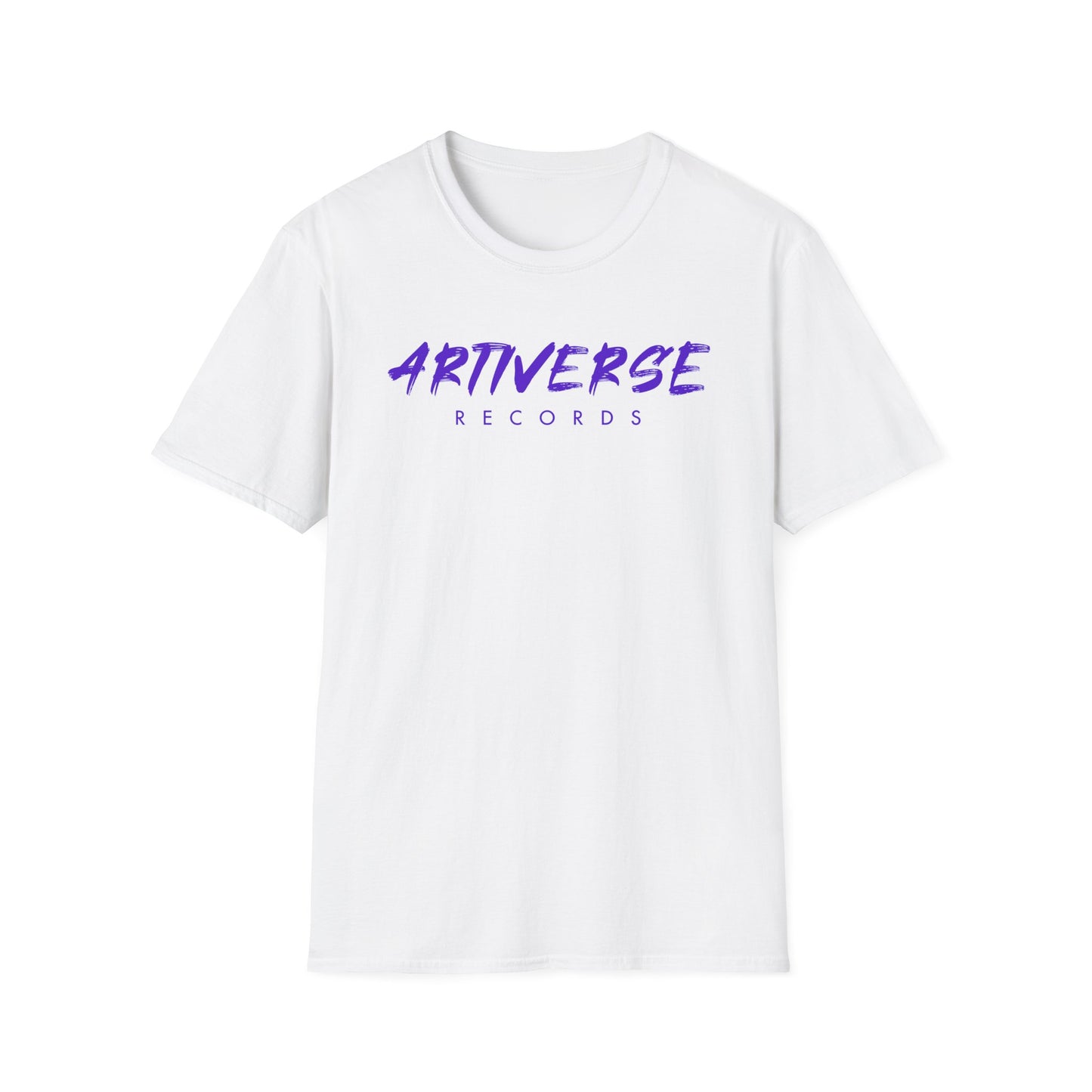 Artiverse Records Unisex Softstyle Graphic T-Shirt (Black/White Logo)