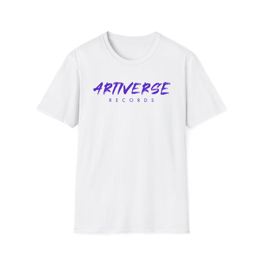 Artiverse Records Unisex Softstyle Graphic T-Shirt (Black/White Logo)