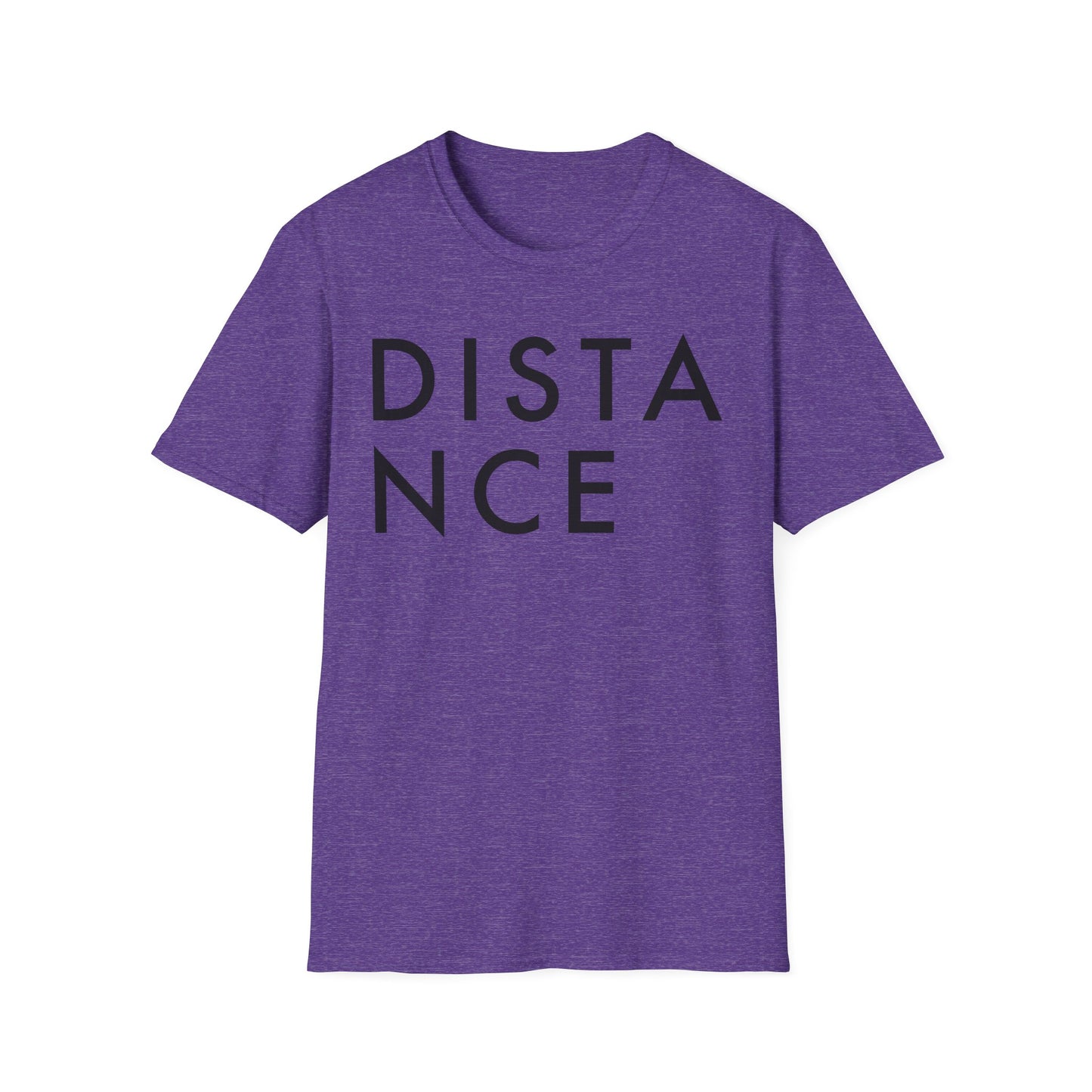 SOMNITECT Distance - Black Logo Unisex Softstyle T-Shirt