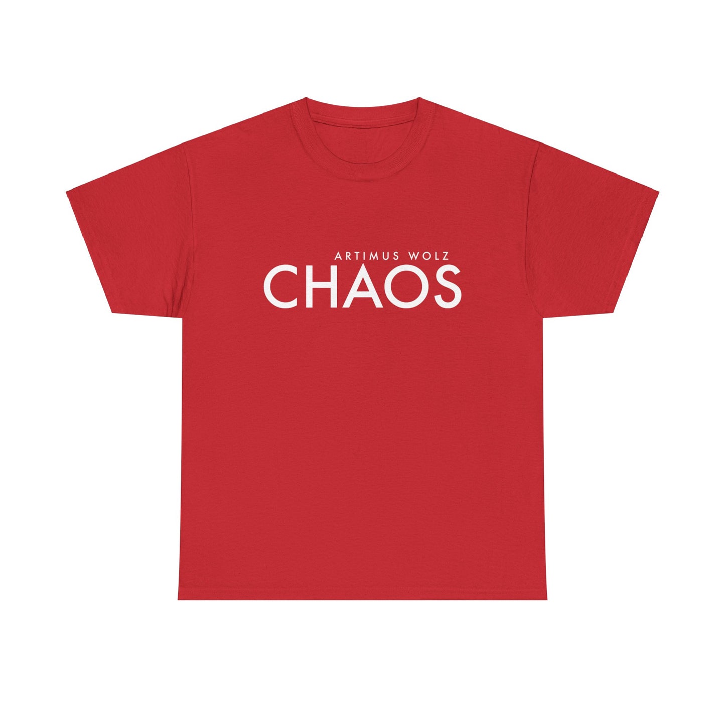 Chaos White Logo Crew Neck T-Shirt