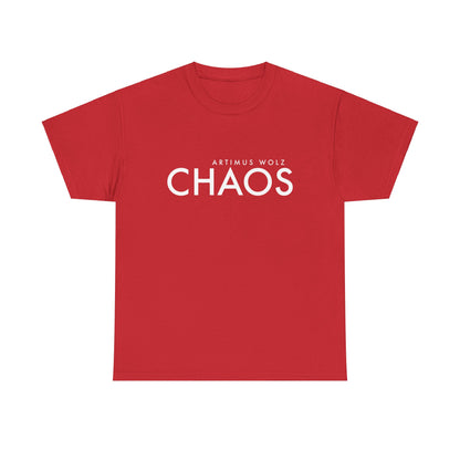 Chaos White Logo Crew Neck T-Shirt