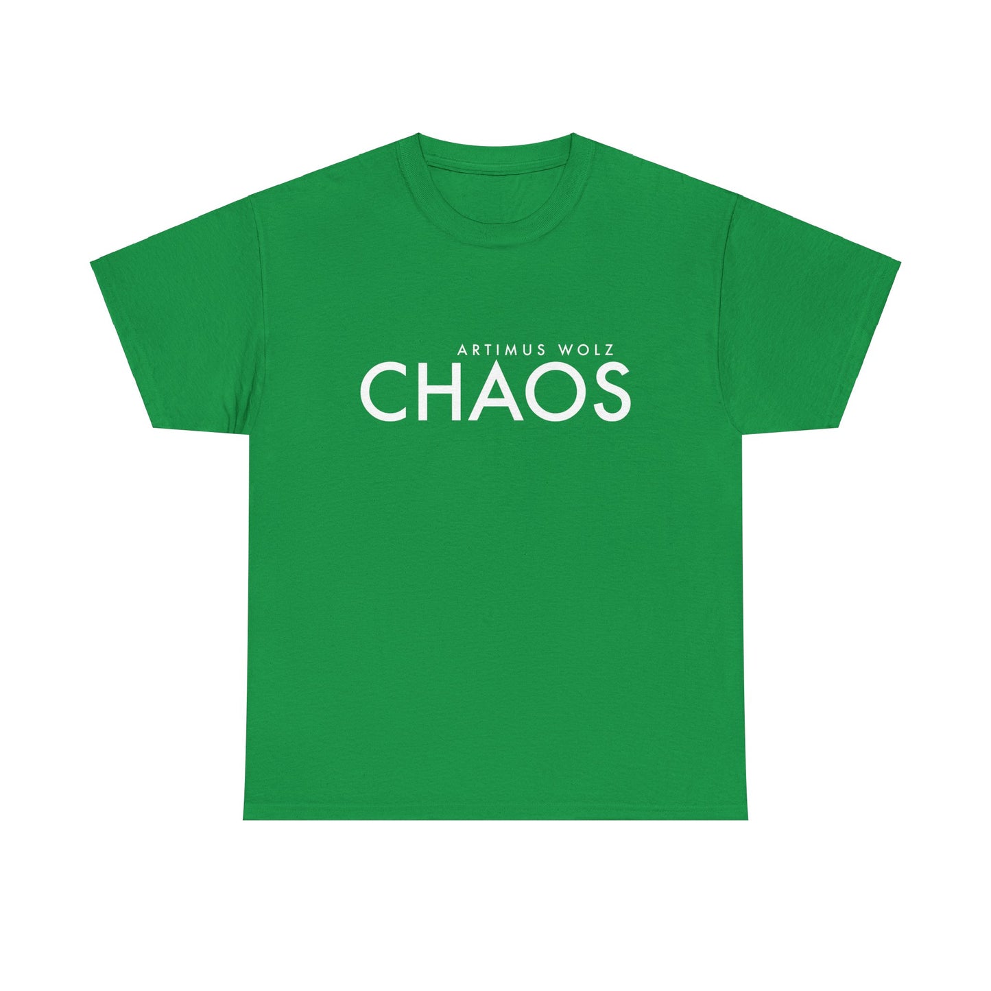 Chaos White Logo Crew Neck T-Shirt