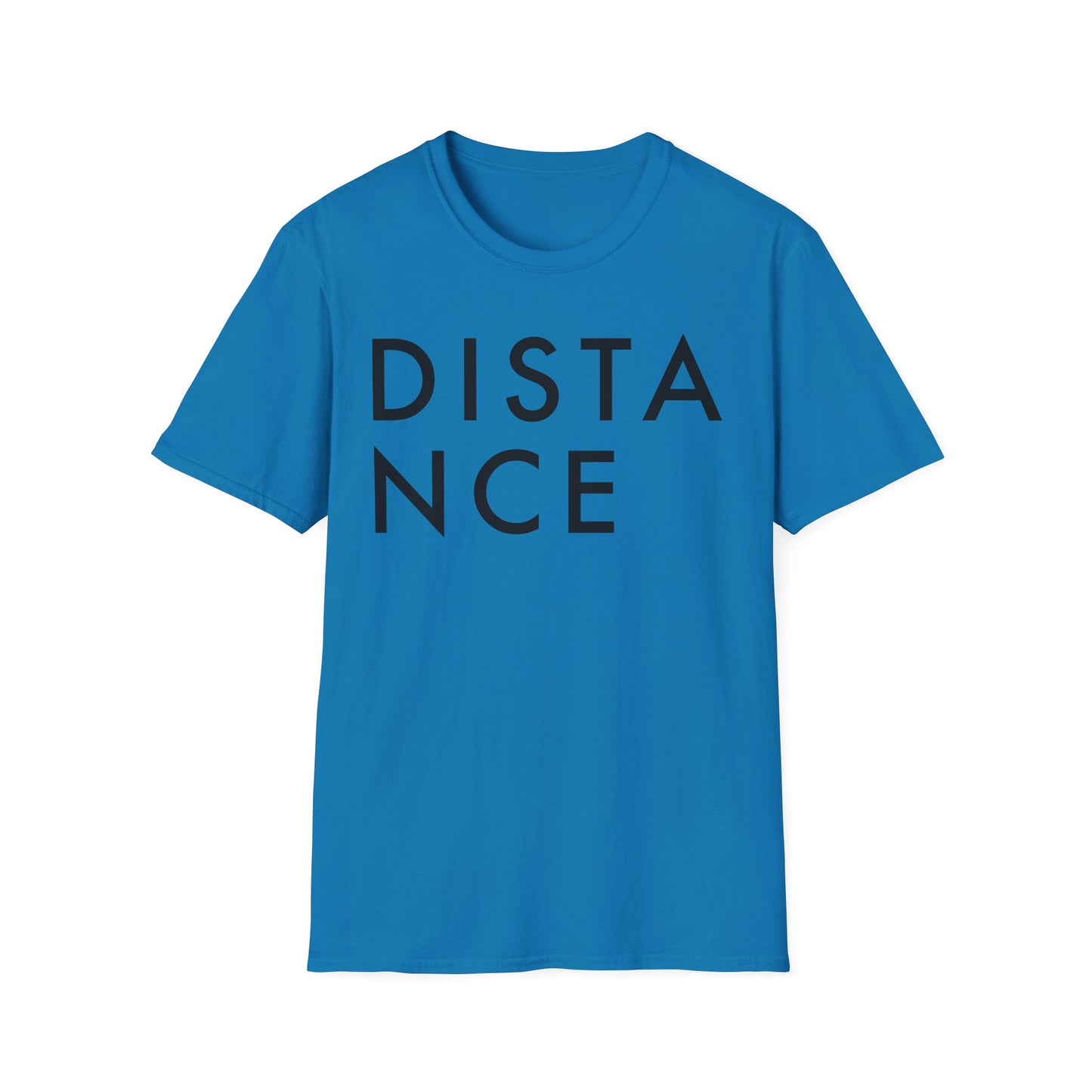 SOMNITECT Distance - Black Logo Unisex Softstyle T-Shirt