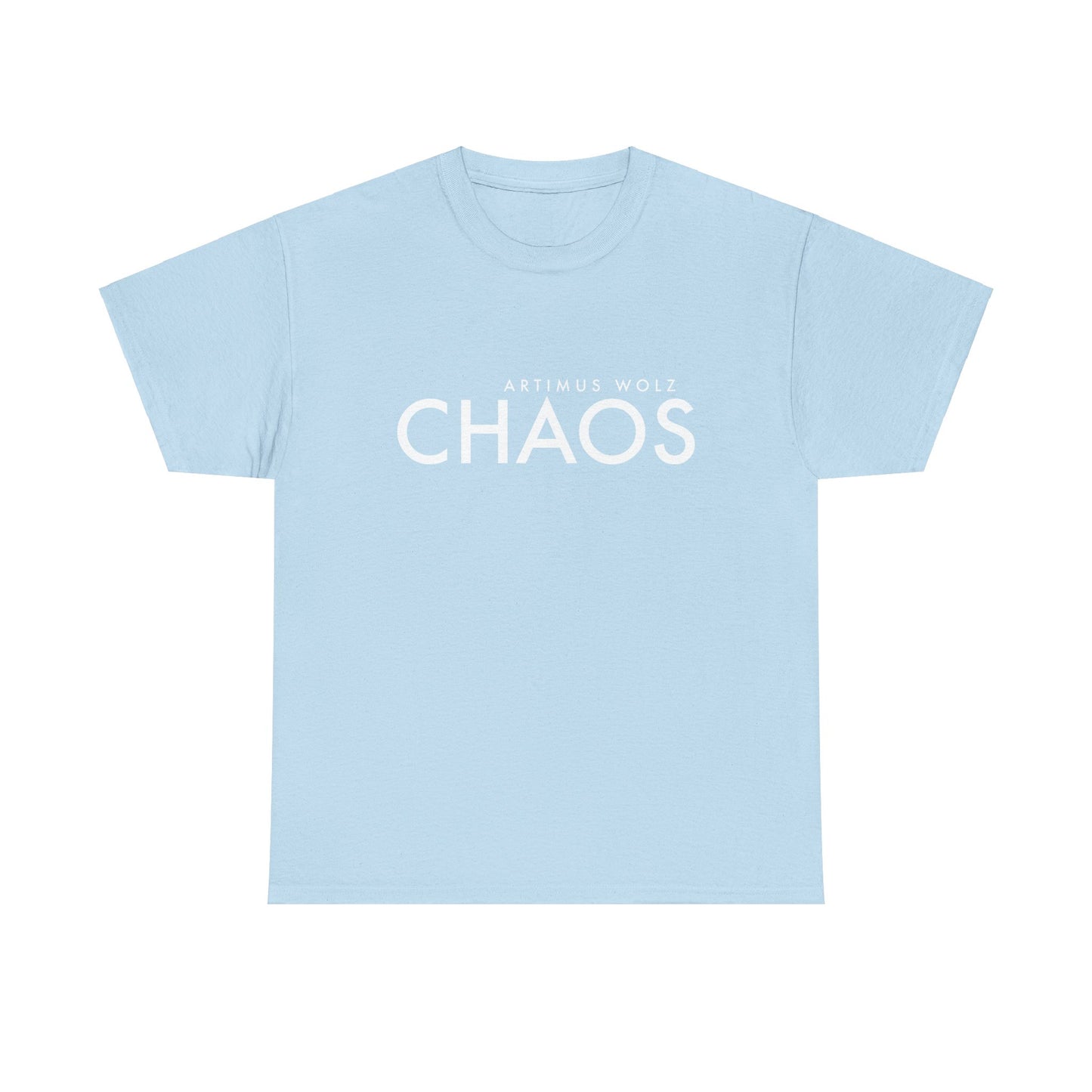 Chaos White Logo Crew Neck T-Shirt