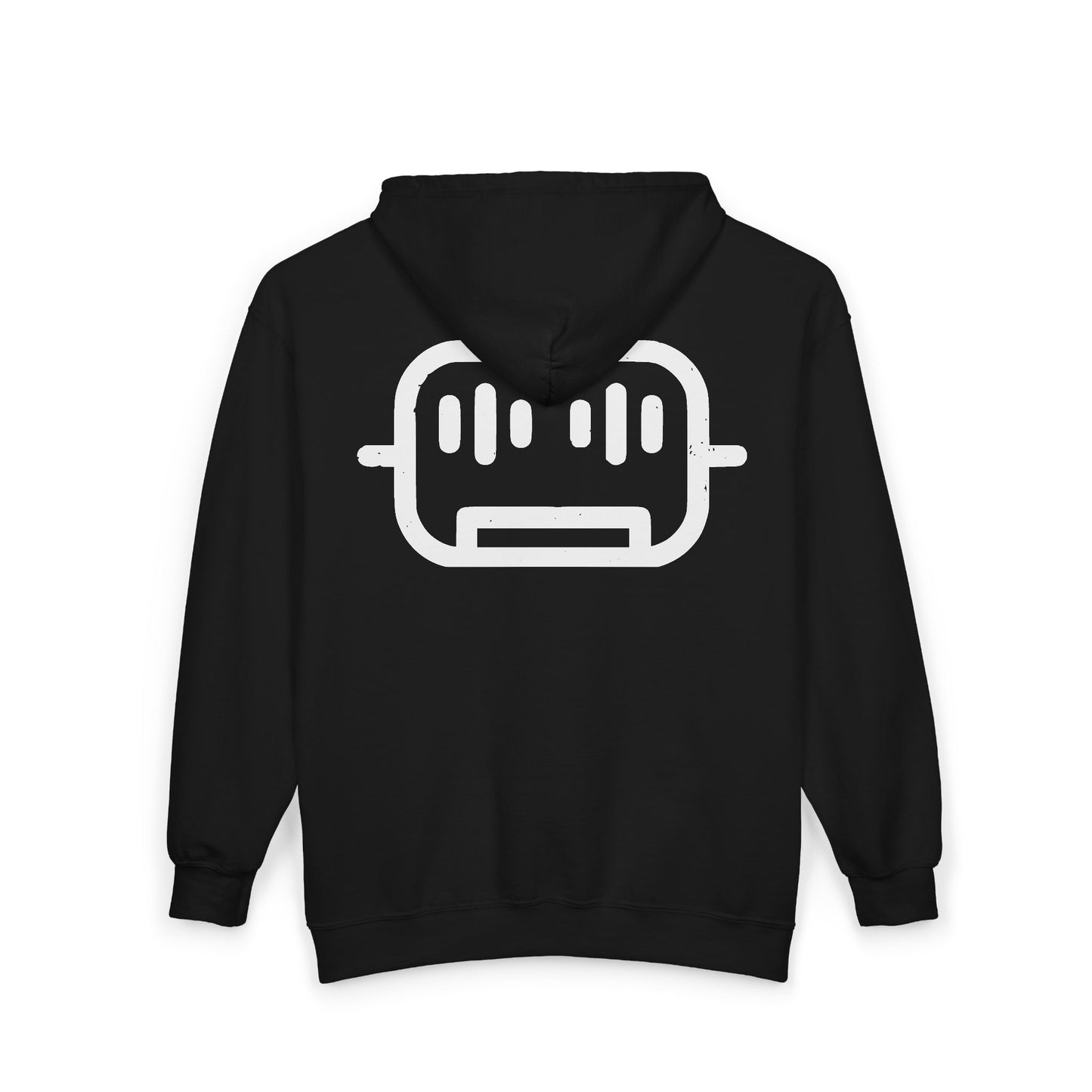 BrooksOfYork Robot Zip Up Double-Sided Hoodie