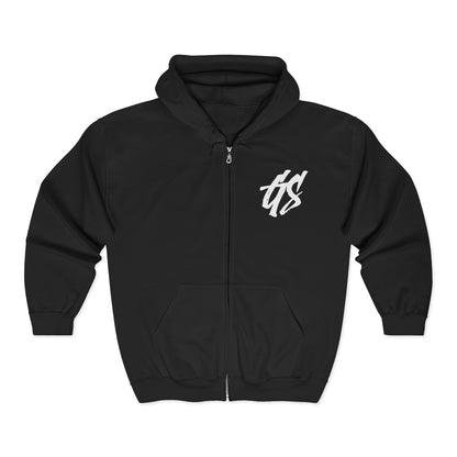 Ghost Servo V2 Zip Up Double-Sided Hoodie