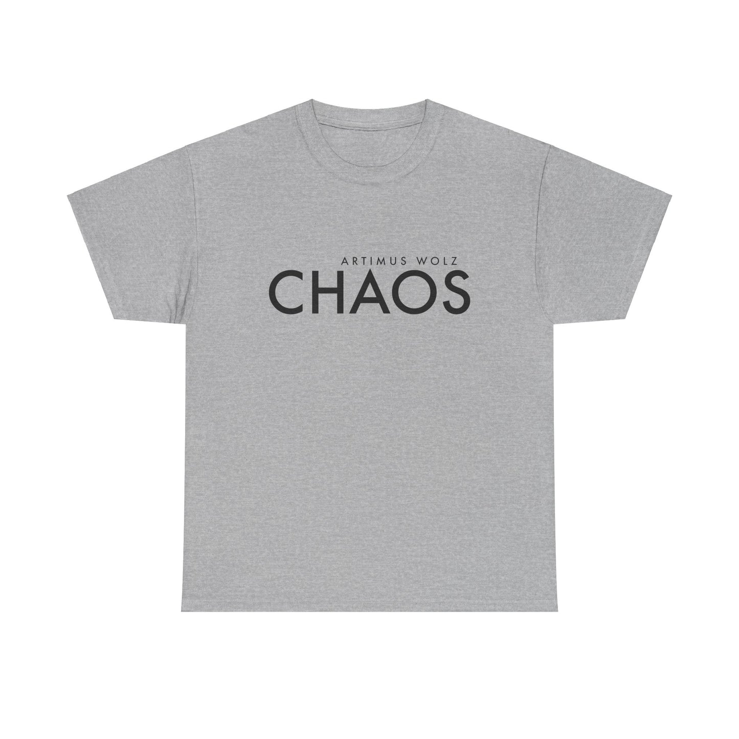 Chaos Black Logo Crew Neck T-Shirt