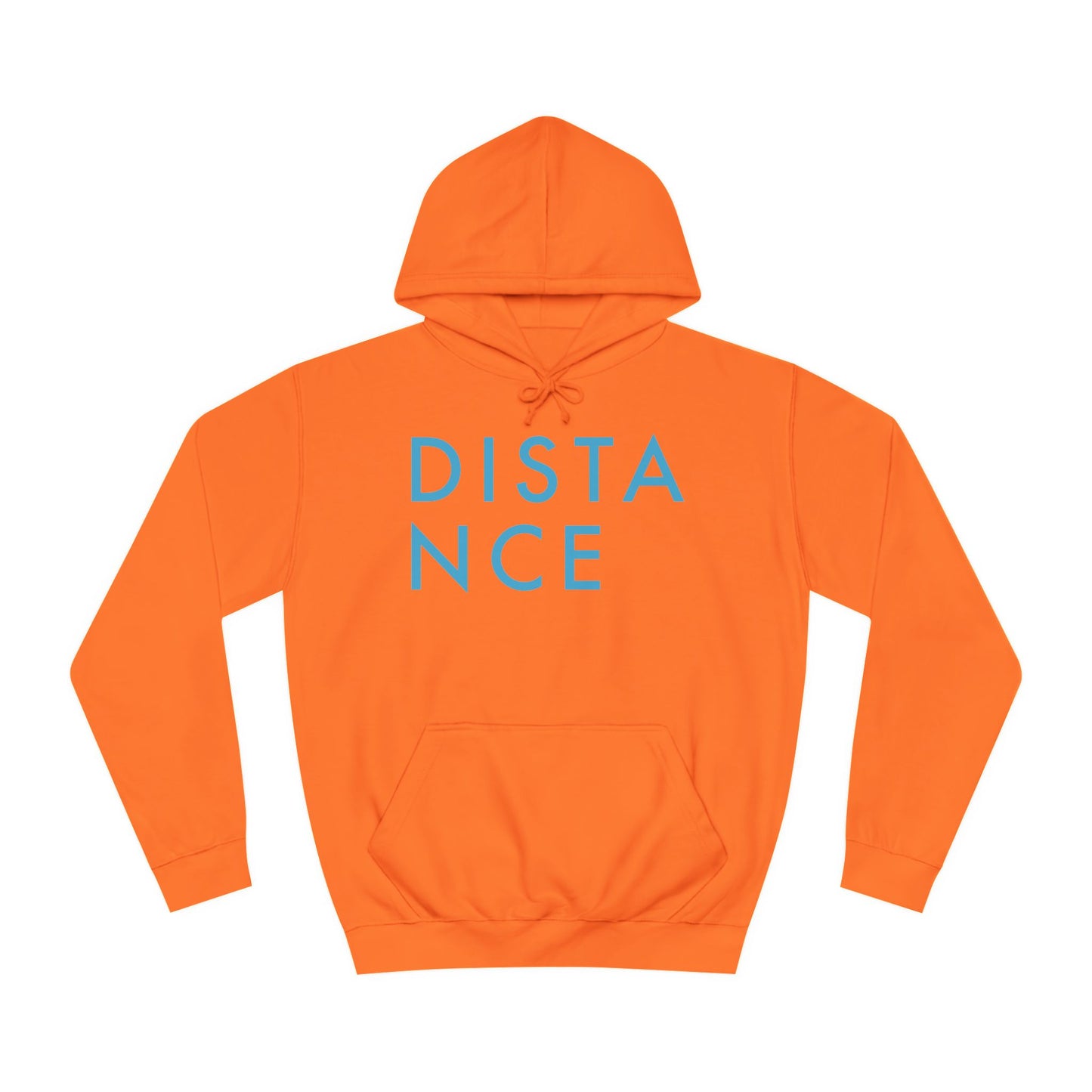 SOMNITECT Distance - Blue Logo Unisex College Hoodie