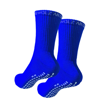 LIMITED EDITION Saddy Daddy-O Blue Grippy Socks w/free Sticker